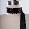 1 Yard Black Stretch Sequin Trim 1.5" Wide Elastic Glitter Ribbon